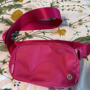 Lululemon Athletica Fuchsia Crossbody Bag